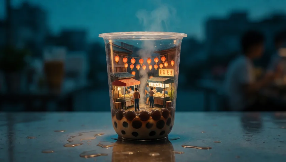 一句話，把珍奶裝進一座夜市