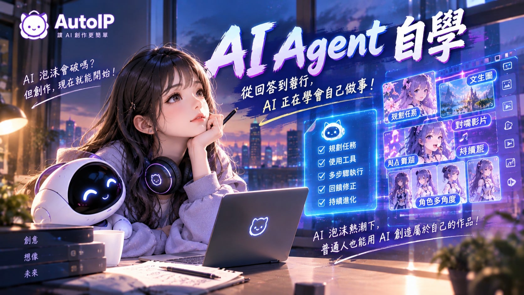 AI Agent 開始自學了？從只會回答到自己規劃任務，AI 下一步真的要接管工作了嗎？