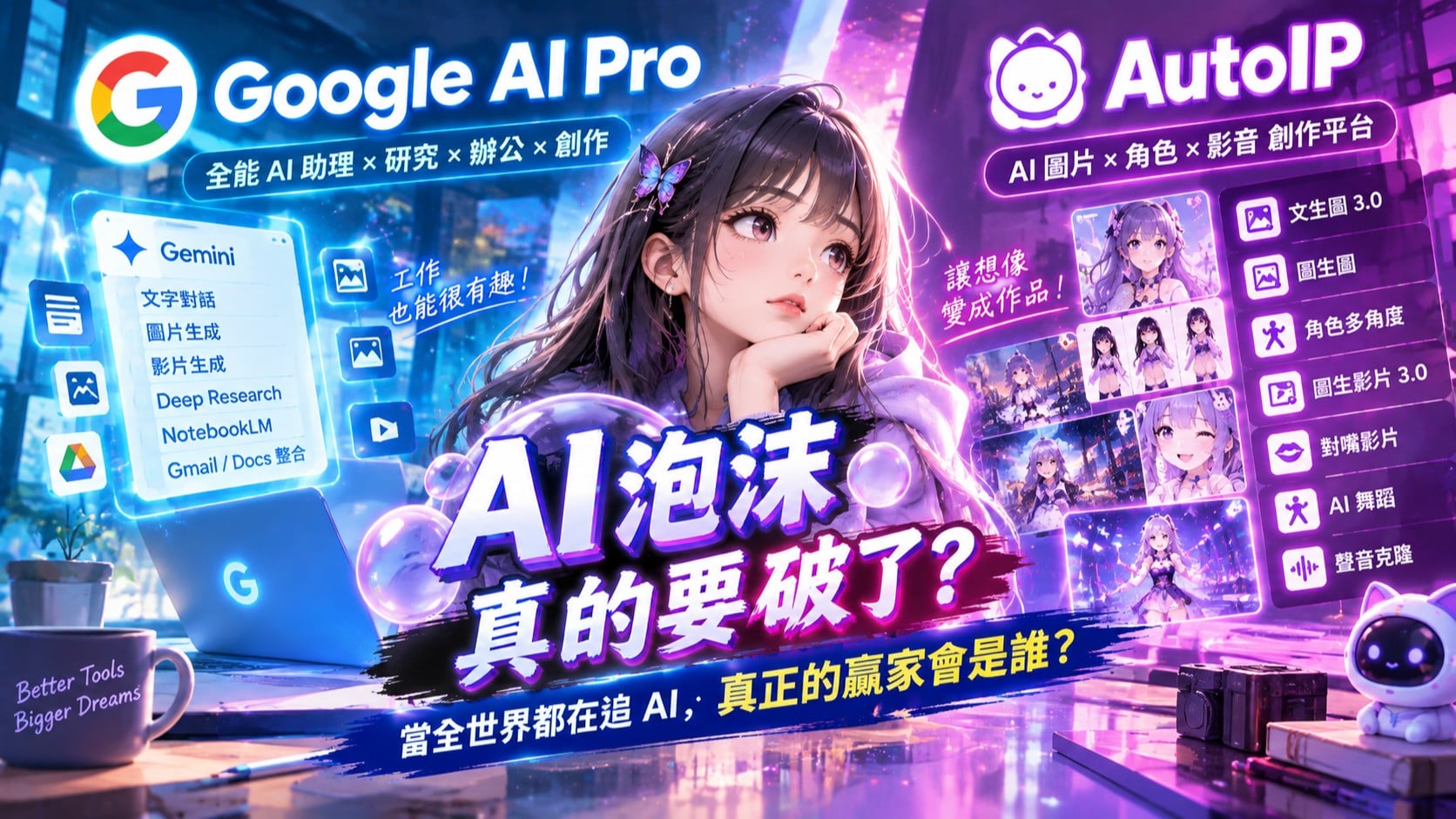 AI 泡沫真的要破了？全球開始踩煞車，普通人還能靠 AI 玩出什麼新花樣？