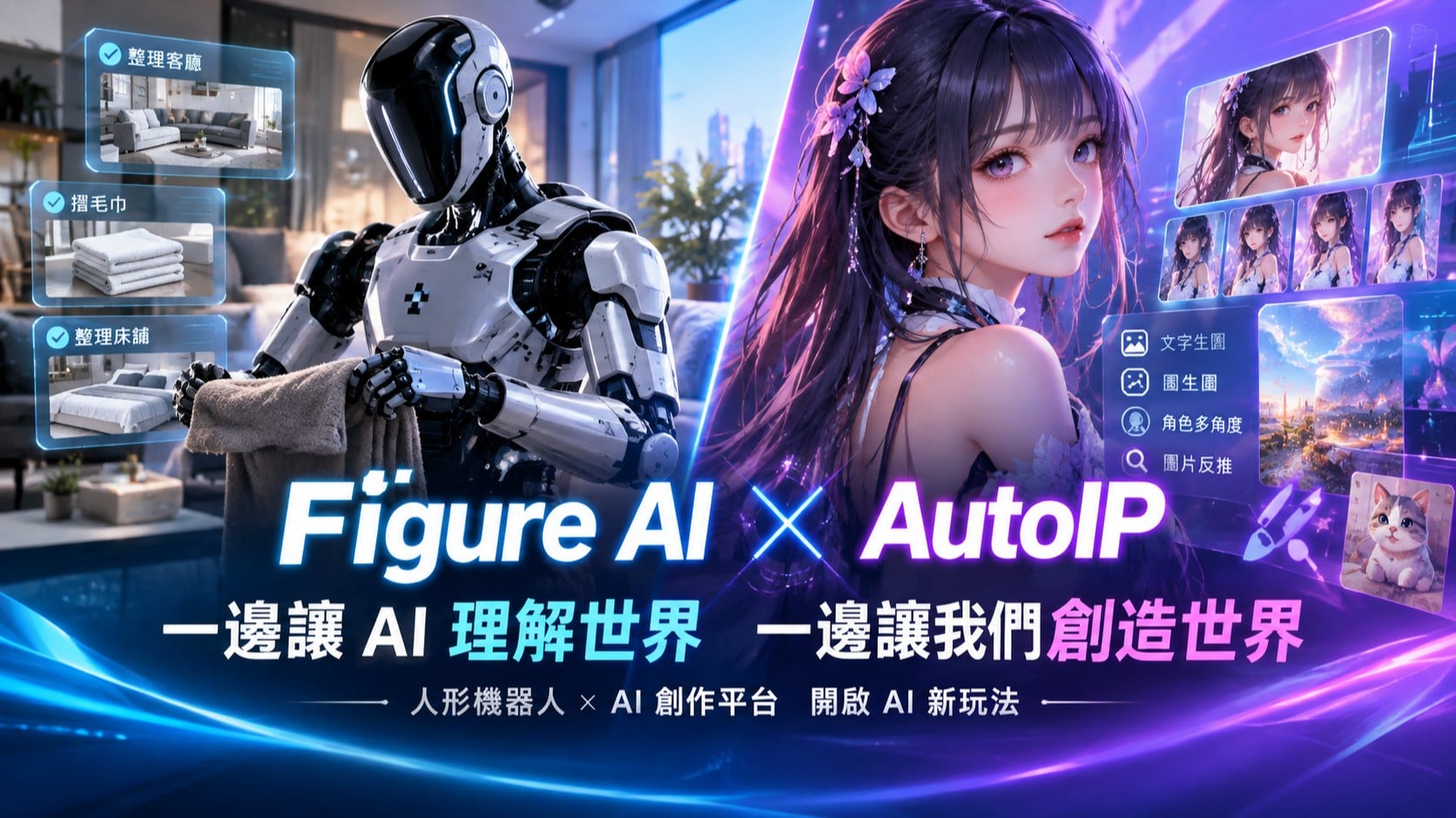 Figure AI 人形機器人越來越懂人！遇上 AutoIP，AI 從「會做事」到「會創作」都開始有自己的玩法