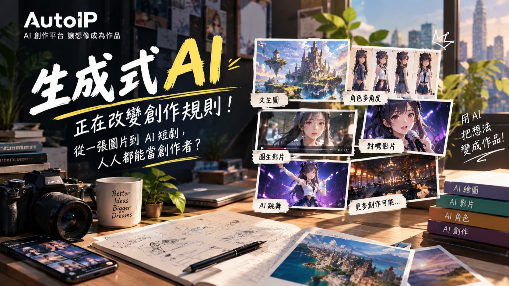 生成式 AI 真的改變世界了！從一張圖片到 AI 短劇，人人都能當創作者？